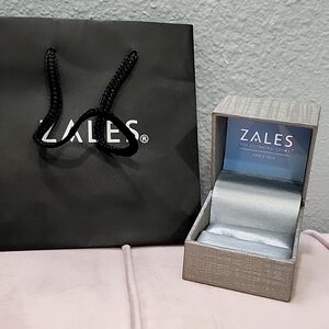 Zales jewelers ring box with gift bag